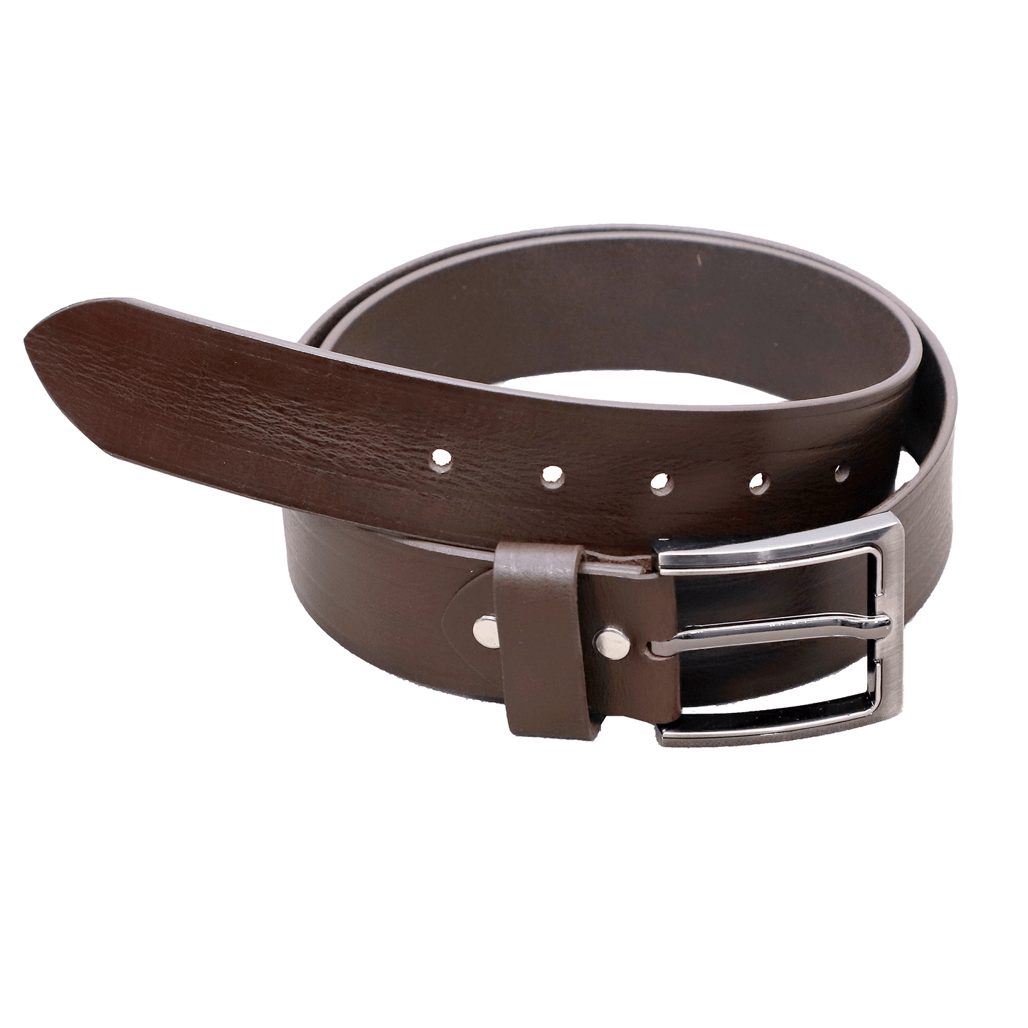Mahogany Wood Leather Belt - Eloq
